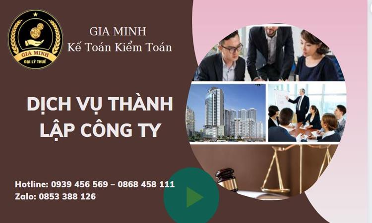 Cách thành lập công ty tại Quận Hoàng Mai trọn gói