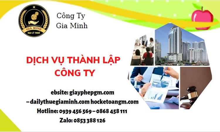 Dịch vụ tư vấn thành lập công ty tại Quận Thanh Xuân
