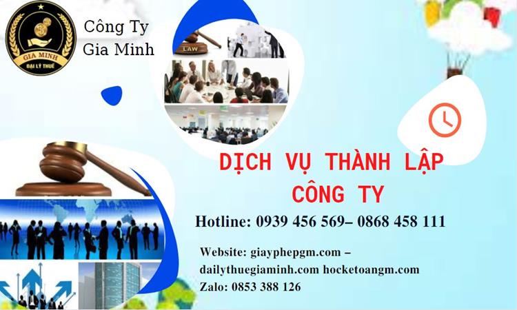 Dịch vụ tư vấn thành lập công ty tại TPHCM