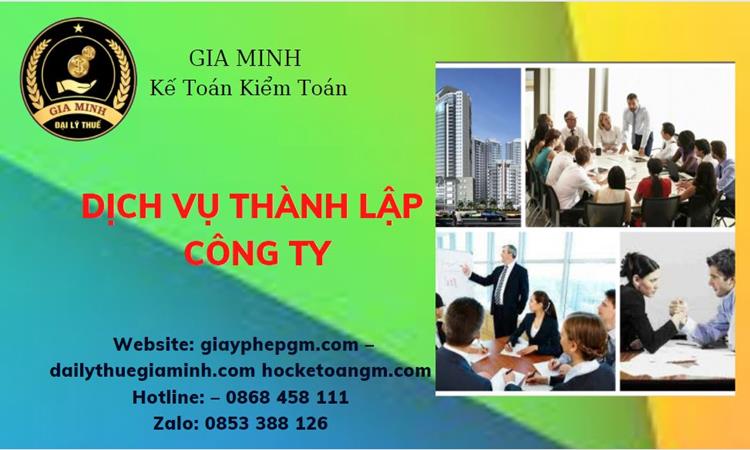 Dịch vụ tư vấn thành lập công ty tại Vĩnh Phúc 
