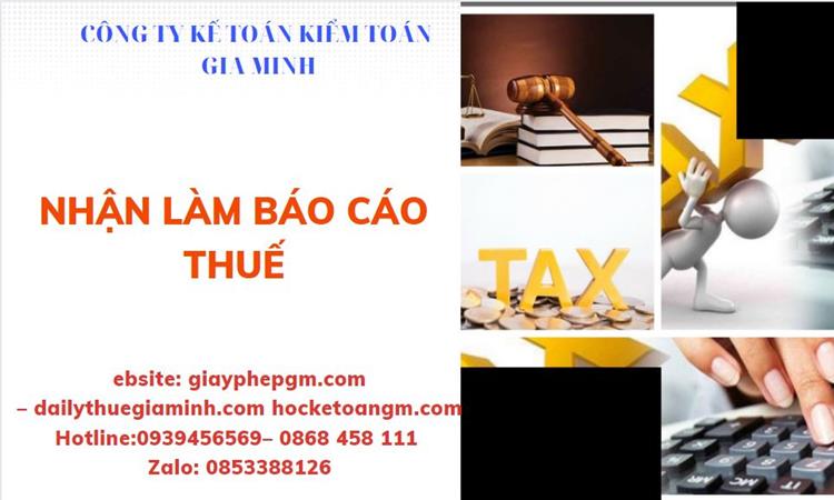 NHẬN LÀM BÁO CÁO THUẾ HÀNG THÁNG GIÁ RẺ TẠI HUYỆN ĐÔNG ANH 8 Thủ tục nhận làm báo cáo thuế hàng tháng giá rẻ tại Huyện Đông Anh