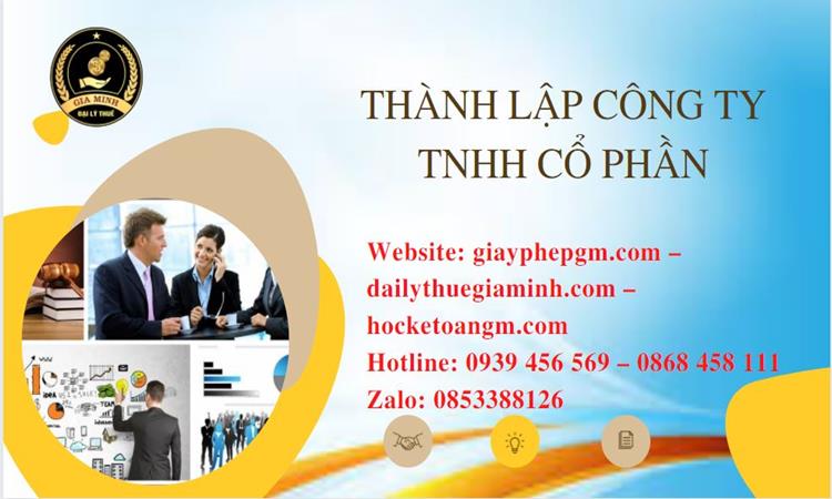 Thành lập công ty tnhh thành lập công ty cổ phần tại tỉnh bình dương