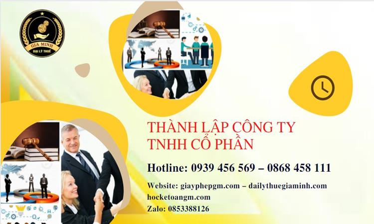 Những điều cần lưu ý thành lập công ty TNHH tại Quận Bình Tân