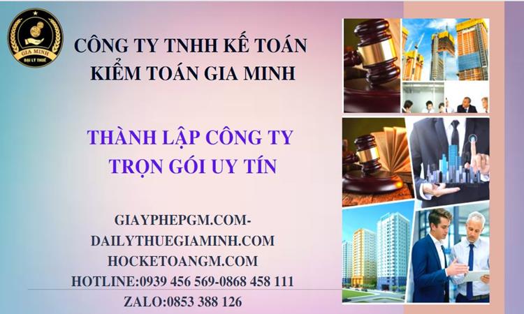 Ở đâu nhận thành lập doanh nghiệp Bạc Liêu nhanh chóng