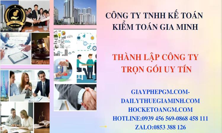 Thành lập công ty trọn gói uy tín tại Bình Phước
