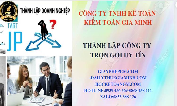 Ở đâu nhận thành lập doanh nghiệp Cà Mau nhanh chóng