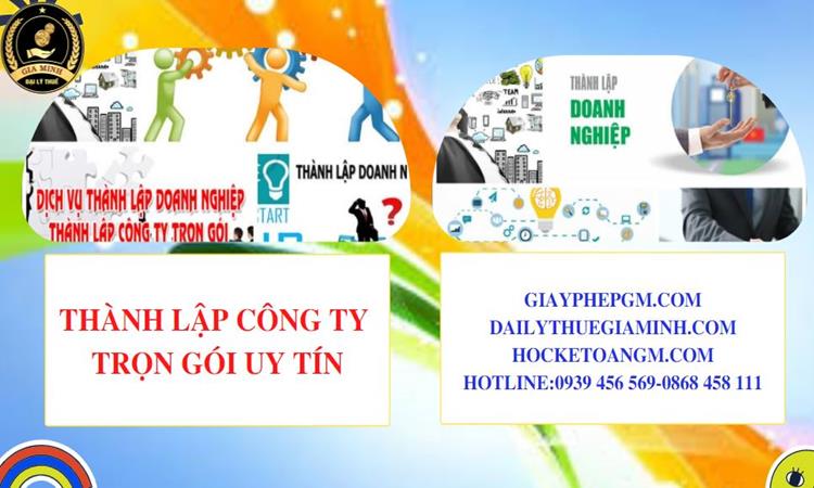 Thành lập công ty trọn gói uy tín tại Hà Nội