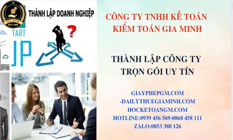 Ở đâu nhận thành lập doanh nghiệp Huyện Phúc Thọ nhanh chóng
