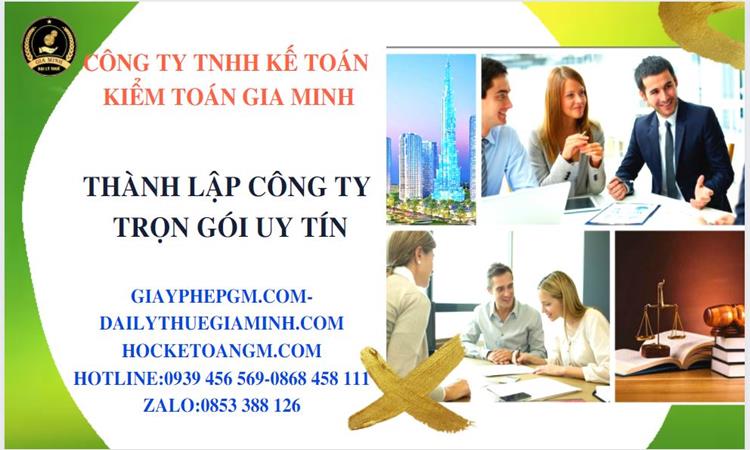 Ở đâu nhận thành lập doanh nghiệp Huyện Văn Giang nhanh chóng