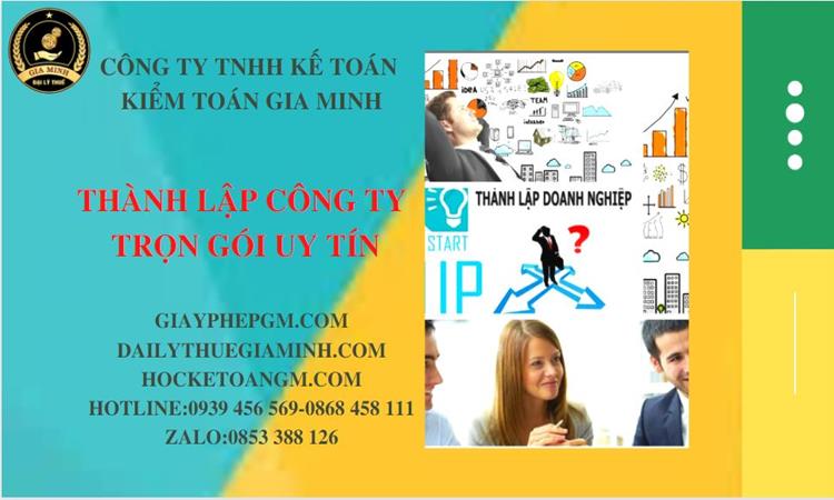 Thành lập công ty trọn gói uy tín tại Lâm Đồng