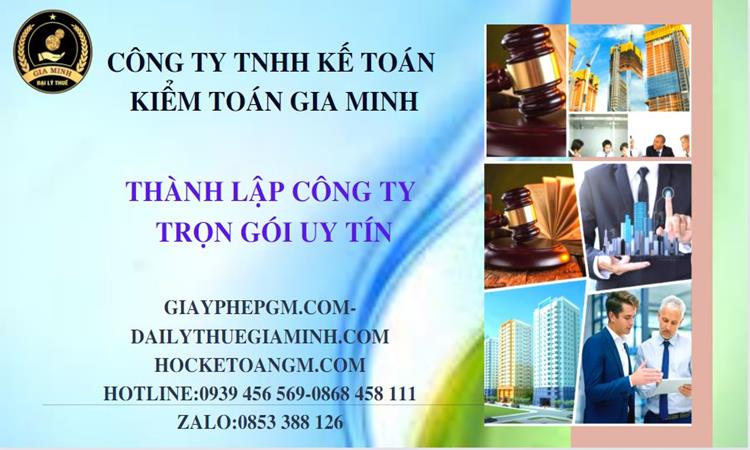Ở đâu nhận thành lập doanh nghiệp Quận Hoàng Mai nhanh chóng