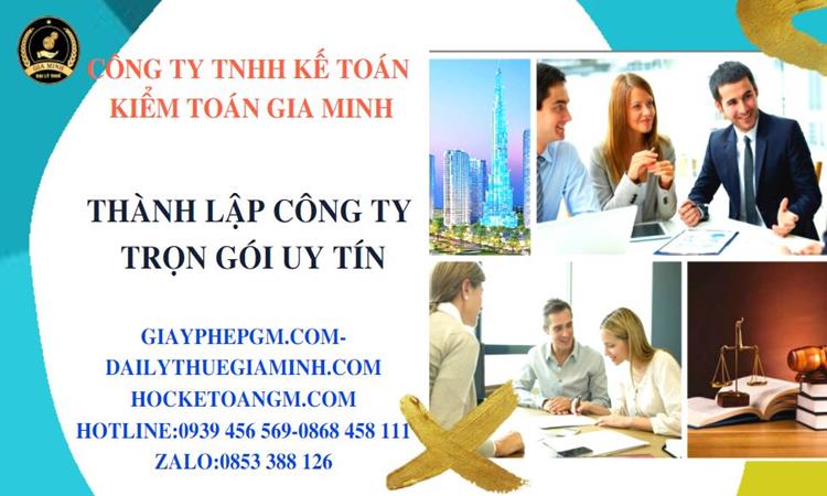 Ở đâu nhận thành lập doanh nghiệp Quận Tân Phú nhanh chóng