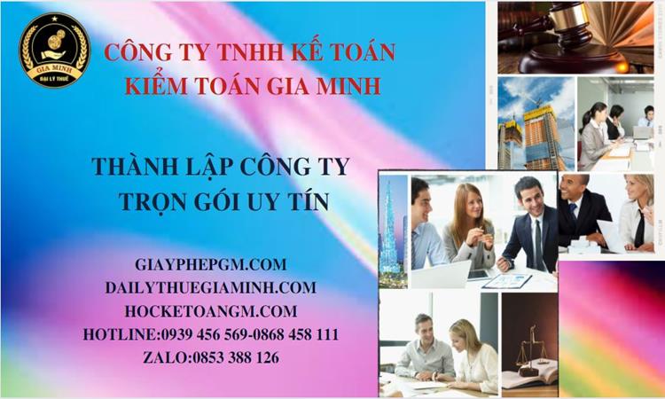 Thành lập công ty trọn gói uy tín tại Quảng Nam