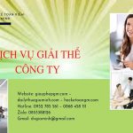 Quy trình giải thể công ty TNHH 2 thành viên trở lên tại Huyện Cần Giờ