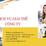 Quy trình giải thể công ty TNHH 2 thành viên trở lên tại Huyện Đan Phượng