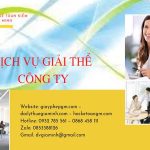 Quy trình giải thể công ty TNHH 2 thành viên trở lên tại Huyện Đông Anh