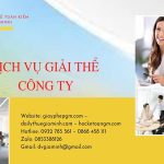 Quy trình giải thể công ty TNHH 2 thành viên trở lên tại Huyện Mỹ Đức