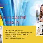 Quy trình giải thể công ty TNHH 2 thành viên trở lên tại Huyện Thạch Thất