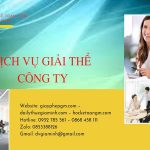 Quy trình giải thể công ty TNHH 2 thành viên trở lên tại Huyện Từ Liêm