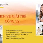 Quy trình giải thể công ty TNHH 2 thành viên trở lên tại Huyện Văn Lâm