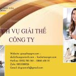 Quy trình giải thể công ty TNHH 2 thành viên trở lên tại Lào Cai