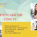 Quy trình giải thể công ty TNHH 2 thành viên trở lên tại Quận Ba Đình