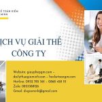 Quy trình giải thể công ty TNHH 2 thành viên trở lên tại Quận Bình Thủy
