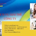 Quy trình giải thể công ty TNHH 2 thành viên trở lên tại Quận Hai Bà Trưng