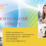 Quy trình giải thể công ty TNHH 2 thành viên trở lên tại Quận Hoàn Kiếm