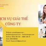Quy trình giải thể công ty TNHH 2 thành viên trở lên tại Quận Long Biên