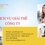 Quy trình giải thể công ty TNHH 2 thành viên trở lên tại Quận Tân Phú