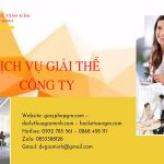 Quy trình giải thể công ty TNHH 2 thành viên trở lên tại Quận Tây Hồ