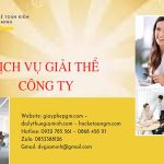 Quy trình giải thể công ty TNHH 2 thành viên trở lên tại Thành Phố Hưng Yên