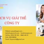 Quy trình giải thể công ty TNHH 2 thành viên trở lên tại Thành Phố Thủ Đức