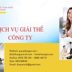 Thủ tục giải thể công ty tnhh 2 thành viên trở lên tại thành phố châu đốc 6 Quy trình giải thể công ty TNHH 2 thành viên trở lên tại Thành phố Châu Đốc