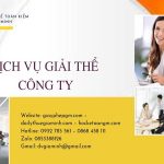 Quy trình giải thể công ty TNHH 2 thành viên trở lên tại Yên Bái