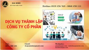 Dịch vụ thành lập công ty cổ phần Cần Thơ 6 Quy trình thành lập công ty cổ phần Cần Thơ