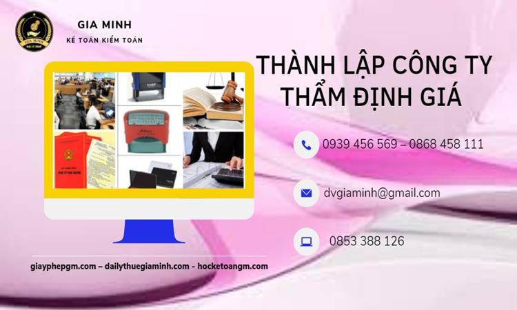 Thành lập doanh nghiệp Thẩm định giá tại Cần Thơ