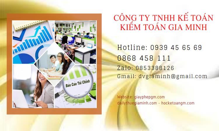 BÁO CÁO THUẾ HỘ KINH DOANH TẠI QUẬN 5 4 Thủ tục báo cáo thuế hộ kinh doanh tại Quận 5
