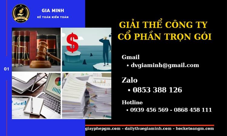 Thủ tục giải thể công ty cổ phần tại Bắc Giang