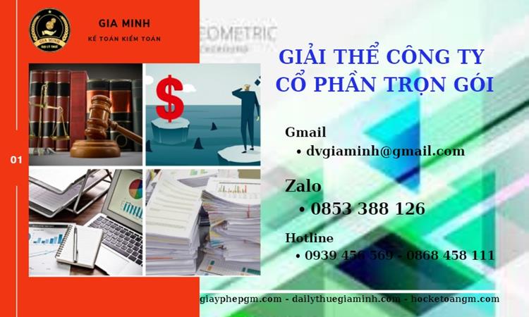 Thủ tục giải thể công ty cổ phần tại Huế
