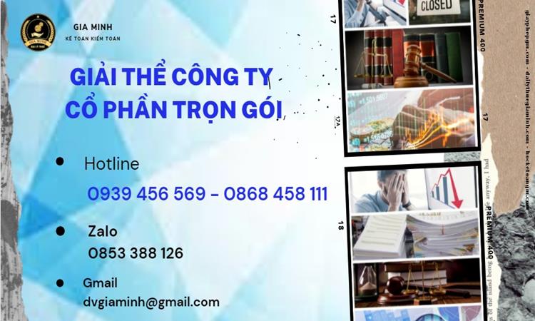 Giải thể công ty cổ phần tại Long An trọn gói đảm bảo tốt, nhanh gọn, đúng luật 3 Thủ tục giải thể công ty cổ phần tại Long An