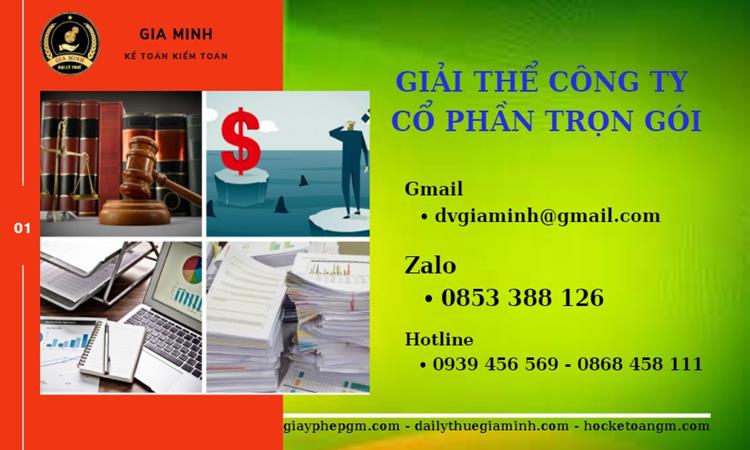 Thủ tục giải thể công ty cổ phần tại Quảng Bình