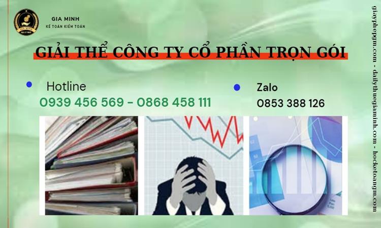 Thủ tục giải thể công ty cổ phần tại TP Cần Thơ