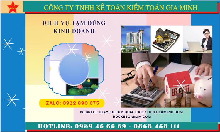 DỊCH VỤ TẠM NGỪNG KINH DOANH TRỌN GÓI TẠI QUẬN 6 4 Thủ tục làm hồ sơ tạm ngừng kinh doanh chi tiết và mới nhất tại Quận 6