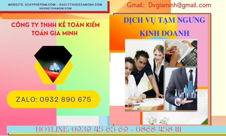 Dịch vụ tạm ngừng kinh doanh trọn gói tại quận tây hồ 4 Thủ tục làm hồ sơ tạm ngừng kinh doanh chi tiết và mới nhất tại Quận Tây Hồ