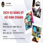 DỊCH VỤ ĐĂNG KÝ HỘ KINH DOANH TẠI HUYỆN VĂN GIANG 6 Thủ tục thành lập hộ kinh doanh cá thể Huyện Văn Giang