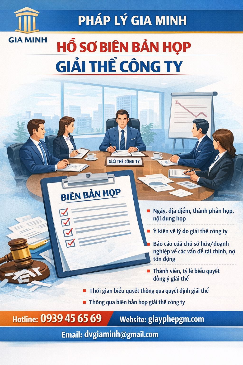 Dịch vụ giải thể doanh nghiệp An Giang – Nhanh chóng, trọn gói, uy tín 11 Hồ sơ giải thể công ty tại An Giang cần chuẩn bị