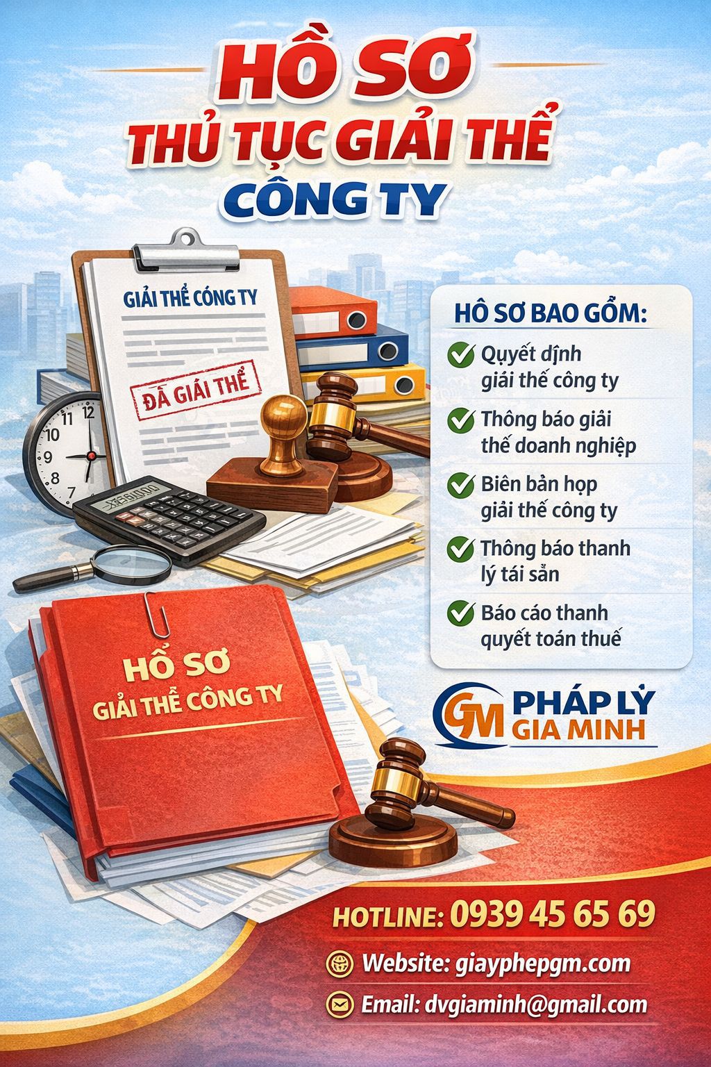  Hồ sơ giải thể công ty tại TP Hồ Chí Minh theo quy định