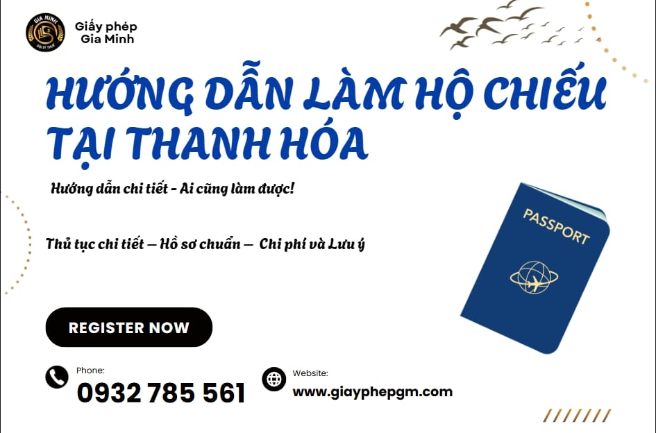 Hướng dẫn chi tiết thủ tục làm hộ chiếu tại Thanh Hóa
